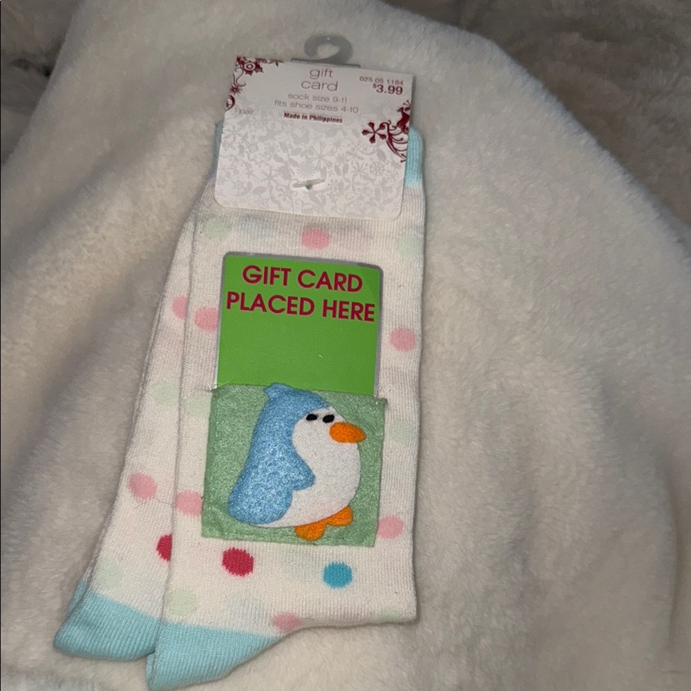 Polka Dot Bird Holder Socks